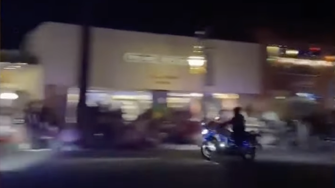 Palm Springs Police Bike Crash